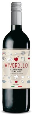 Вино Viverello Sangiovese del Rubicone IGT 2018, 0.75л, Італія 1603020 фото
