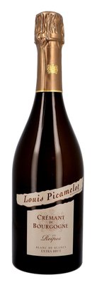 Игристое вино Louis Picamelot Cremant de Bourgogne AOC 2015 Blanc de Blancs Extra Brut "Les Reipes", 0.75л, Франция 2501070 фото