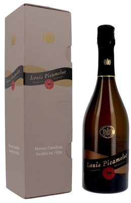 Игристое вино Louis Picamelot Cremant de Bourgogne AOC 2013 Extra Brut "Cuvee des 90 ans" Gift Box, 0.75л, Франция 2501081 фото