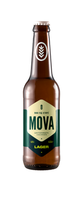 Пиво Mova Lager 0.33л, 0.33л, Україна 4820251790071 фото