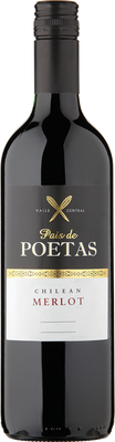 Вино Pais de Poetas Valle Central Merlot, 0.75л, Чилі 4004010 фото