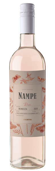 Вино рожеве сухе Лос Харольдос Нампе Мальбек Розе 2020 0,75л LHS011 фото