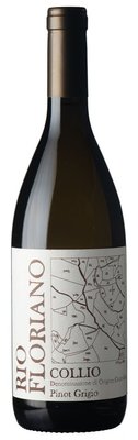 Вино Rio Floriano Collio DOC 2018 Pinot Grigio, 0.75л, Италия 1606020 фото