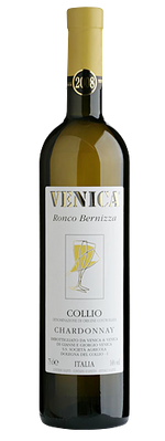 Вино Venica & Venica Ronco Bernizza Chardonnay 2015 біле Сухе 0.75л 13.5% VEN102 фото