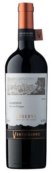 Вино Ventisquero Valle de Colchagua DO 2019 Carmenere &ldquo;Reserva&rdquo;, 0.75л, Чили 4101030 фото