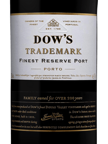 Вино Symington Family Estates, Dow's Trademark Finest Reserve, 0.75л, Португалия 8000009452676 фото