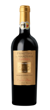 Вино Carlo Sani "Oro" Primitivo di Manduria DOC Riserva, 0.75л, Италия 8003295010756 фото