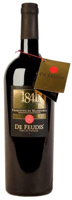 Вино De Feudis Primitivo di Manduria DOC 2018 "Ottocento", 0.75л, Італія 1602070 фото