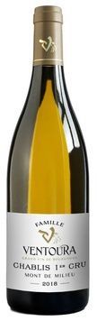 Вино Domaine Ventoura Chablis 1er Cru Mont De Milieu AOC 2024, 0.75л, біле, сухе, Франція 2401033 фото