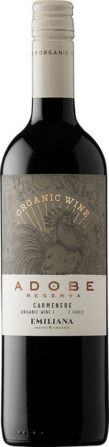 Вино Emiliana, Adobe Carmenere, 0.75л, Чилі 8000015052014 фото