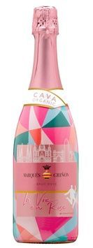 Ігристе вино Marques de Grinon Cava DO Brut rose "La Vie en Rose" Organic, 0.75л, Іспанія 3201100 фото