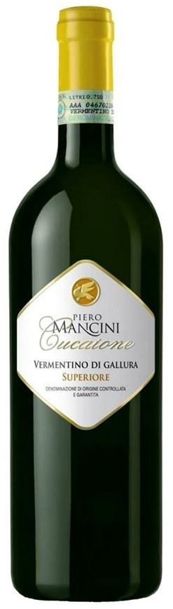 Вино Piero Mancini, Vermentino Di Gallura, 0.75л, Италия 8000009322579 фото