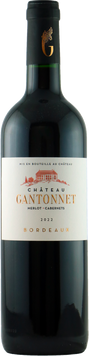Вино Chateau Gantonnet Bordeaux Rouge АОP 2022, 0.75л, красное, сухое, Франция 28420100 фото