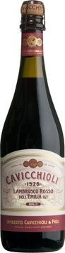 Вино красное полусладкое CANTINE RIUNITE Cavicchioli Lambrusco Emilia Rosso Dolce 0,75л 8000009948202 фото